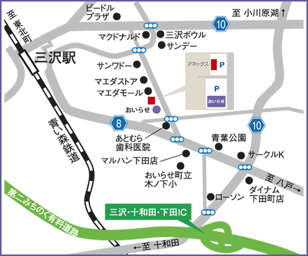 なむ南無プラザ アネックスまでの地図